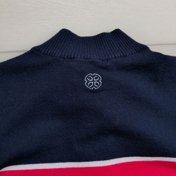 Louis Castel 1/4 Zip Pullover Mens Size 105 Large Golf Long Sleeve Nylon Blend - Picture 7 of 12